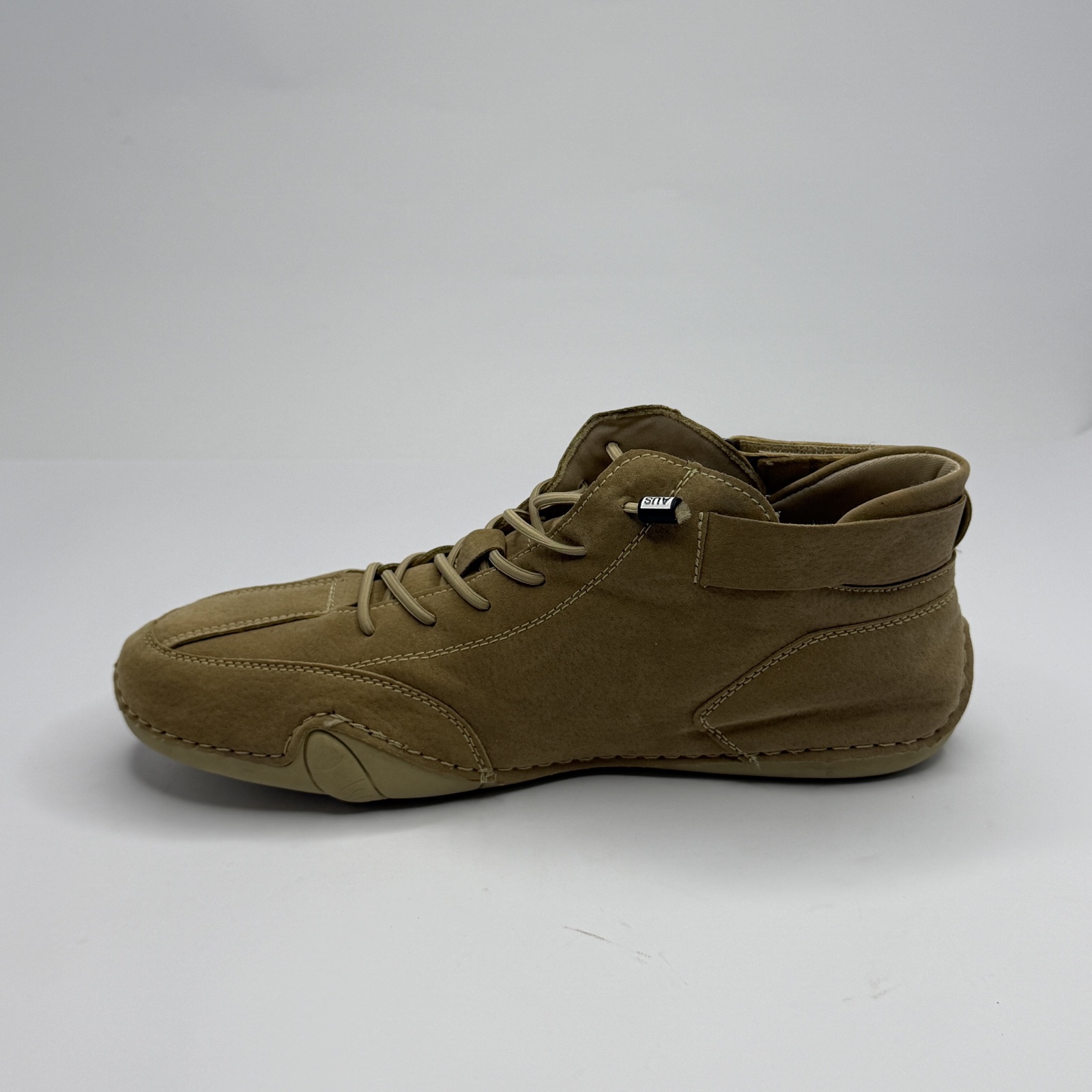 unbrand Ram Logo Driving Ankle Boots Tan / Khaki / Beige – used, Premium condition – size EU 40
