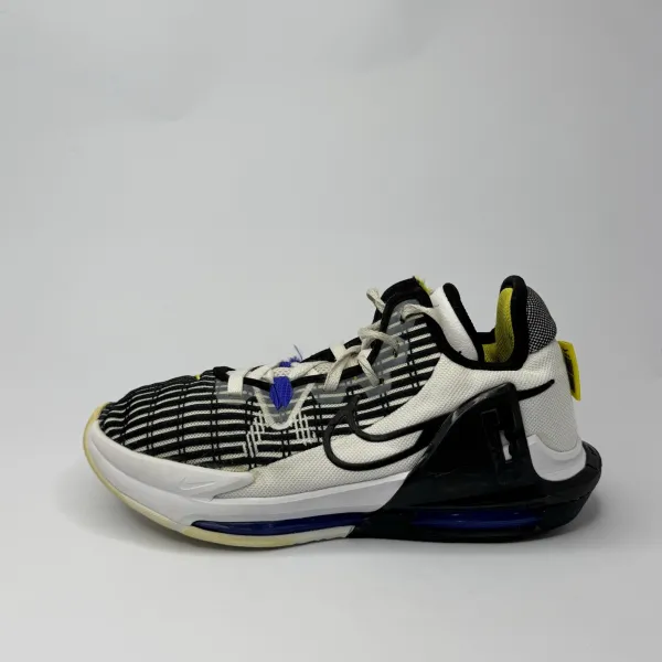 Nike LeBron Witness 6 sneakers White, Black, Persian Violet, Shock Yellow – used, Excellent condition – size EU 40