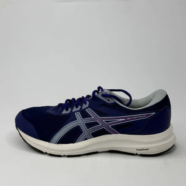 ASICS Gel-Contend Blue Color And Signature White – used, Premium+ condition – size EU 42