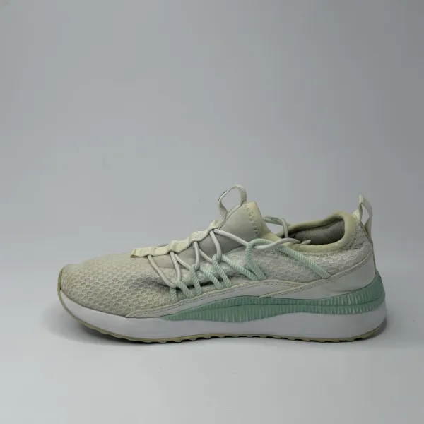 Puma Pacer Next Excel. Off White Teal Green – used, Premium+ condition – size EU 38