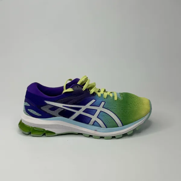 ASICS GT-1000 Gradient Green To Blue With Purple – used, Premium+ condition – size EU 38 – photo 2