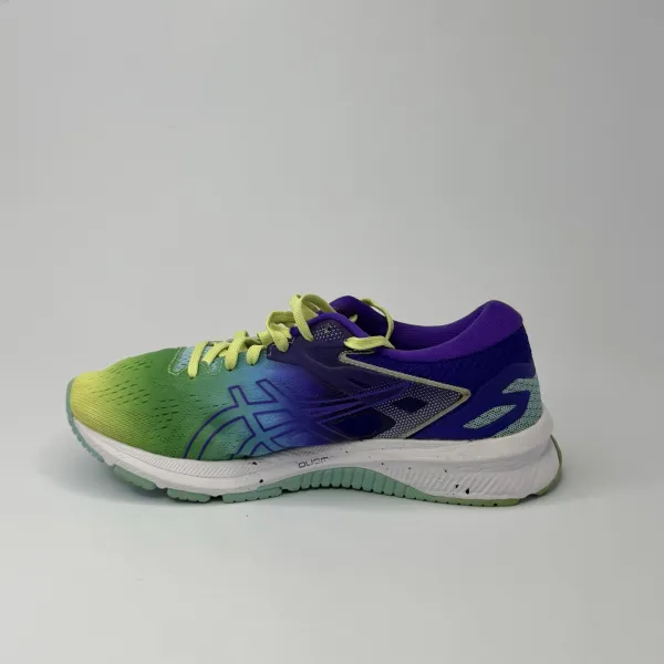 ASICS GT-1000 Gradient Green To Blue With Purple – used, Premium+ condition – size EU 38
