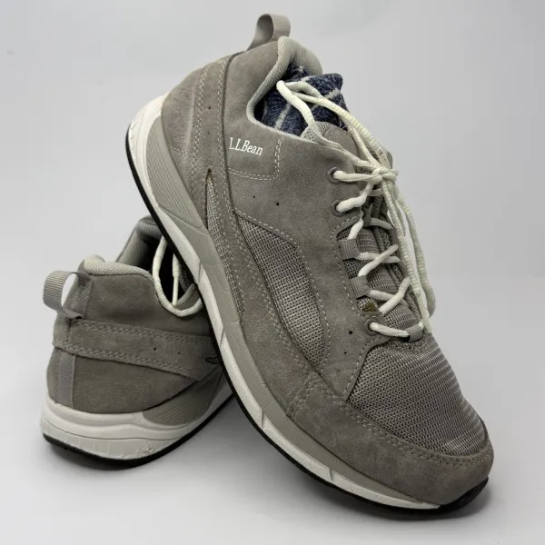 L L Bean Comfort Fitness Walking Shoe (Suede/Mesh edition) Frost Gray – used, Premium+ condition – size EU 43 – photo 4