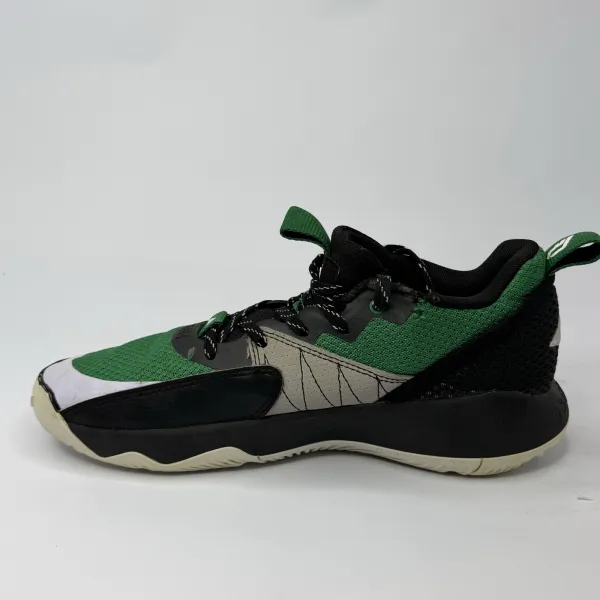 Adidas dame certified Court Green / Core Black / Footwear White – used, Good condition – size EU 42.5