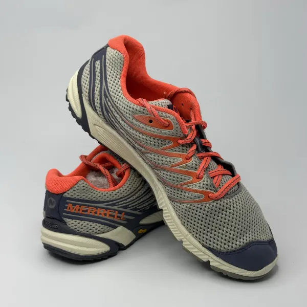 Merrel Bare Access Arc 4 Sleet / Vibrant Coral (Grey, Orange, And Navy Blu – used, Premium condition – size EU 40 – photo 4