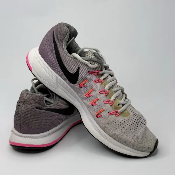Nike Air Zoom Pegasus 33 Pure Platinum / Cool Grey / Pink Blast / Black – used, Premium condition – size EU 40 – photo 4