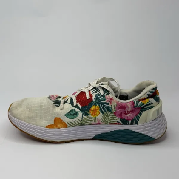 NOBULL Ripstop Runner Tropical Floral (Ivory/White Base Featuring Multic – used, Excellent condition – size EU 42