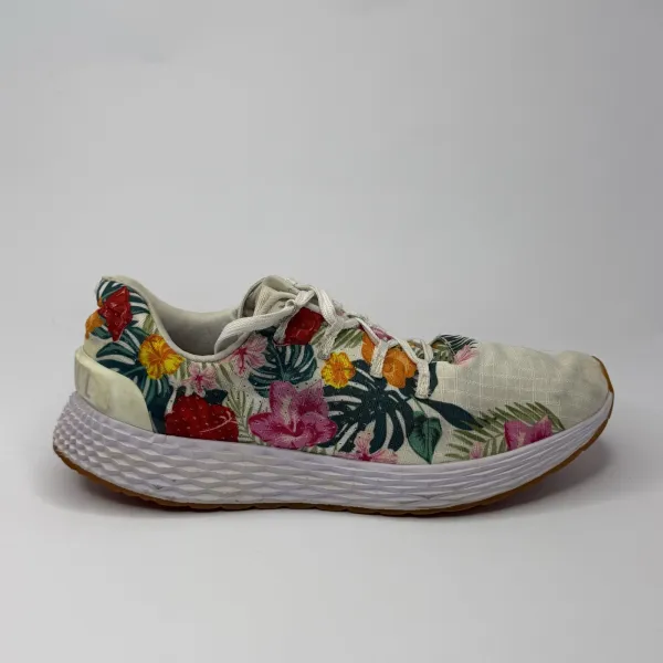 NOBULL Ripstop Runner Tropical Floral (Ivory/White Base Featuring Multic – used, Excellent condition – size EU 42 – photo 2