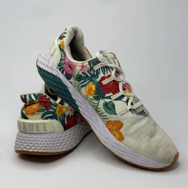 NOBULL Ripstop Runner Tropical Floral (Ivory/White Base Featuring Multic – used, Excellent condition – size EU 42 – photo 3