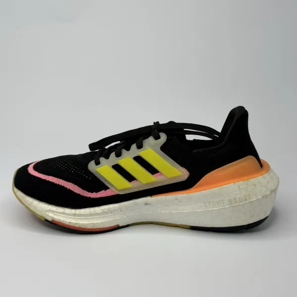 Adidas ULTRA BOOST LIGHT Black / Yellow / Orange – used, Excellent condition – size EU 40