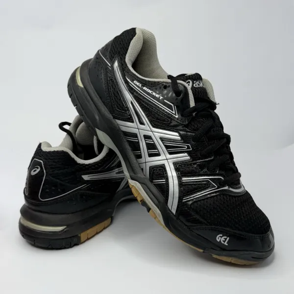 ASICS GEL ROCKET 7  Black / Silver / Onyx – used, Premium condition – size EU 40 – photo 4