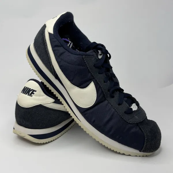 Nike  Cortez Basic Nylon Obsidian / White – used, Premium condition – size EU 45 – photo 3