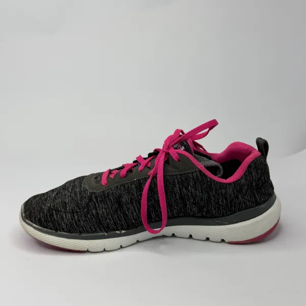 Skechers  Flex Appeal 3.0 - Insiders  Black / Heather Gray / Hot Pink – used, Excellent condition – size EU 39 – photo 2
