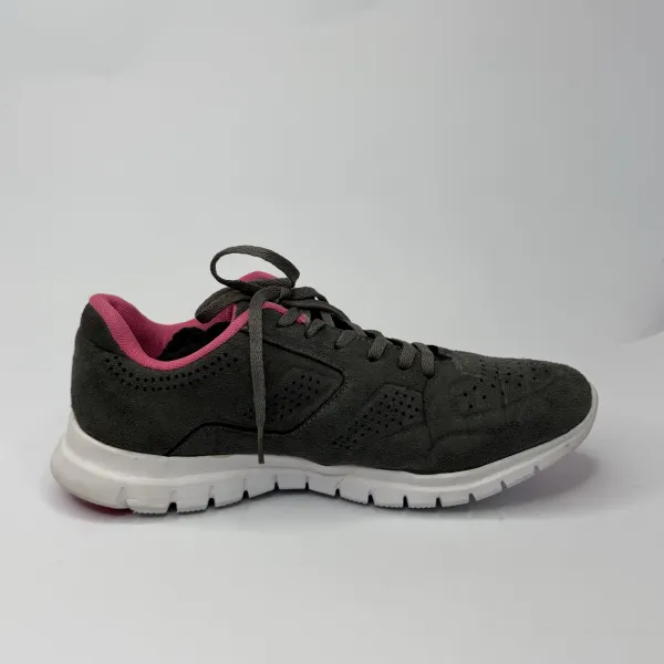 walk x Suede Active Trainer Grey / Hot Pink – used, Excellent condition – size EU 39