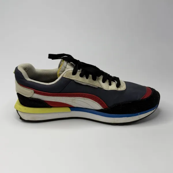 Puma CITY RIDER Puma Black / Ebony / Yellow Alert / Puma White – used, Excellent condition – size EU 40