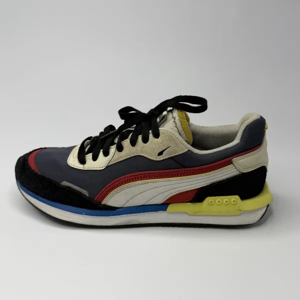 Puma CITY RIDER Puma Black / Ebony / Yellow Alert / Puma White – used, Excellent condition – size EU 40 – photo 2