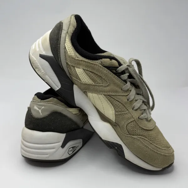 Puma  R698 Remaster. Khaki / Olive / Off-White – used, Good condition – size EU 41 – photo 4