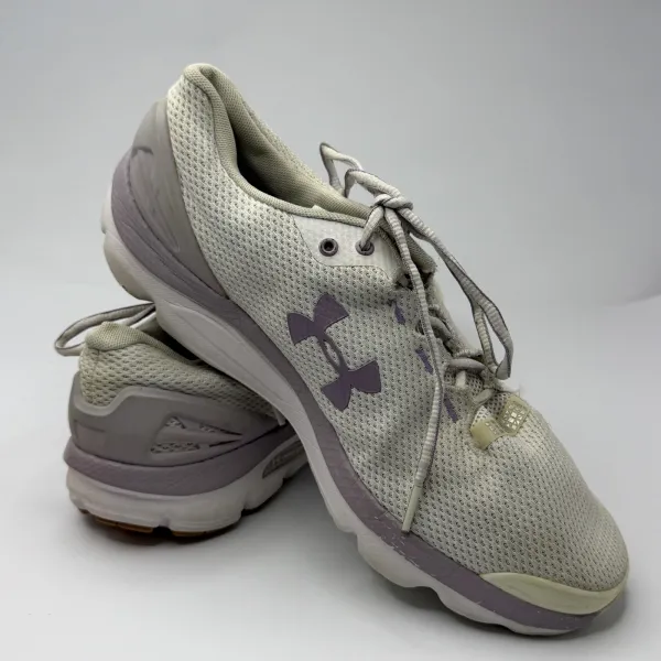 Under Armour  Charged Gemini 2020 White / Purple Haze / Gray Dawn – used, Excellent condition – size EU 43 – photo 4