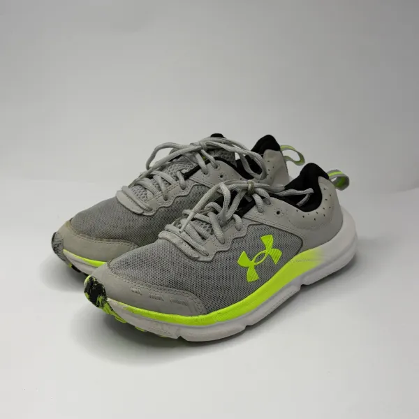 Under Armour r Charged Assert 10. Mod Gray / High Vis Yellow / Black – used, Premium condition – size EU 38 – photo 2