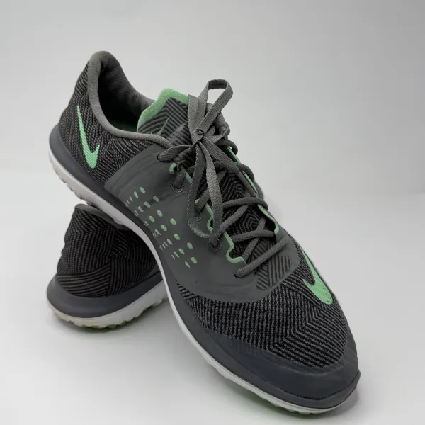 Nike FS Lite Run 2 (Premium Edition) Dark Grey / Green Glow – used, Good condition – size EU 42 – photo 4
