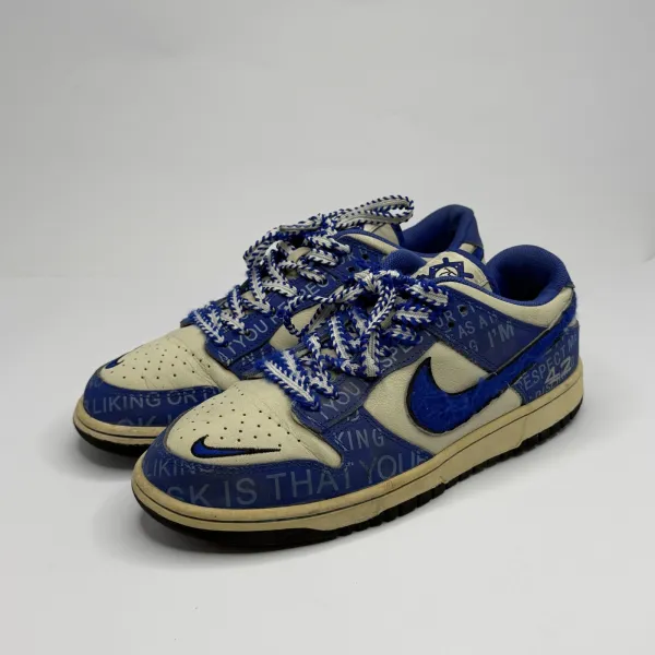 Nike dunk low jackie Racer Blue / Racer Blue / Coconut Milk – used, Premium condition – size EU 35 – photo 3