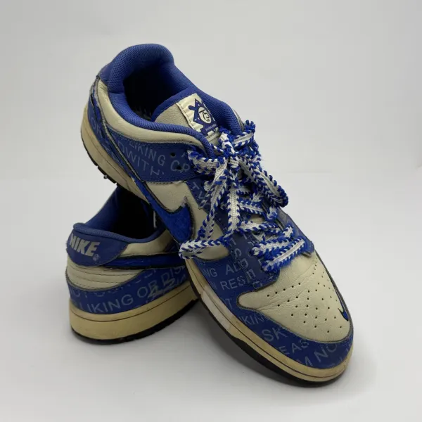 Nike dunk low jackie Racer Blue / Racer Blue / Coconut Milk – used, Premium condition – size EU 35 – photo 4