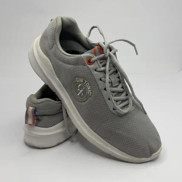 gin tonic  Knit Mesh Comfort Walking Sneaker White / Gray – used, Excellent condition – size EU 43 – photo 4