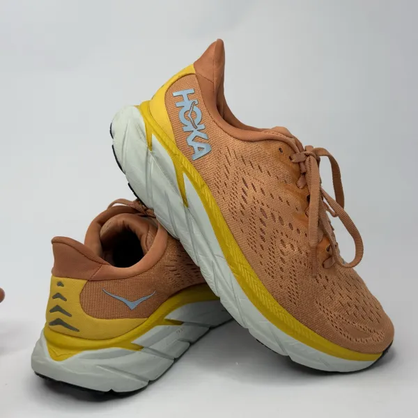 Hoka Clifton 8 Peach/Yellow – used, Premium+ condition – size EU 38 – photo 3
