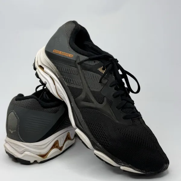 Mizuno Wave Inspire 16 Black/White – used, Excellent condition – size EU 43 – photo 4