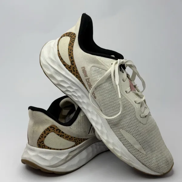 New Balance Fresh Foam Arishi v4  White/Tobacco With Leopard Accent – used, Premium condition – size EU 40.5 – photo 4