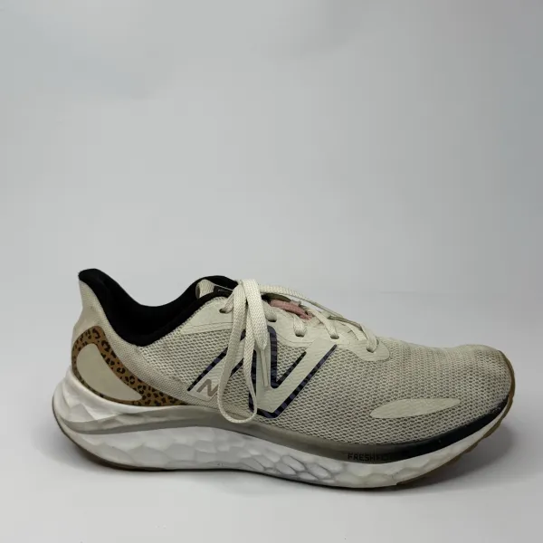 New Balance Fresh Foam Arishi v4  White/Tobacco With Leopard Accent – used, Premium condition – size EU 40.5 – photo 2