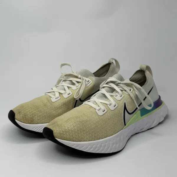 Nike React Infinity Run Flyknit White/Vapor Green – used, Premium+ condition – size EU 45 – photo 4