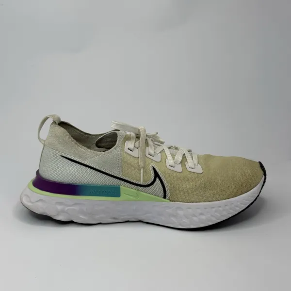 Nike React Infinity Run Flyknit White/Vapor Green – used, Premium+ condition – size EU 45 – photo 2