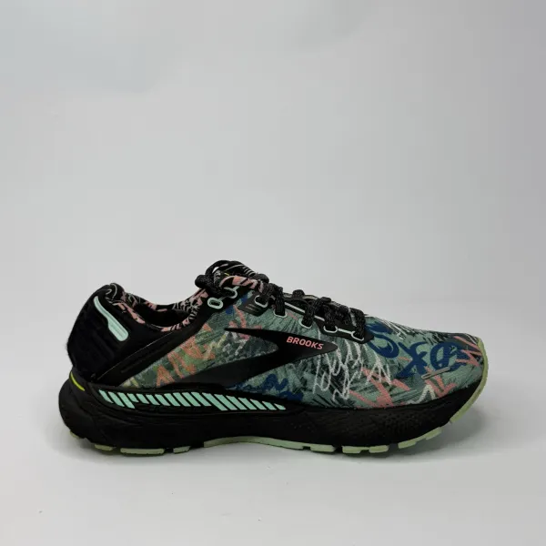 Brooks Adrenaline GTS 22 Black/Yucca/Flamingo Pink – used, Premium+ condition – size EU 38