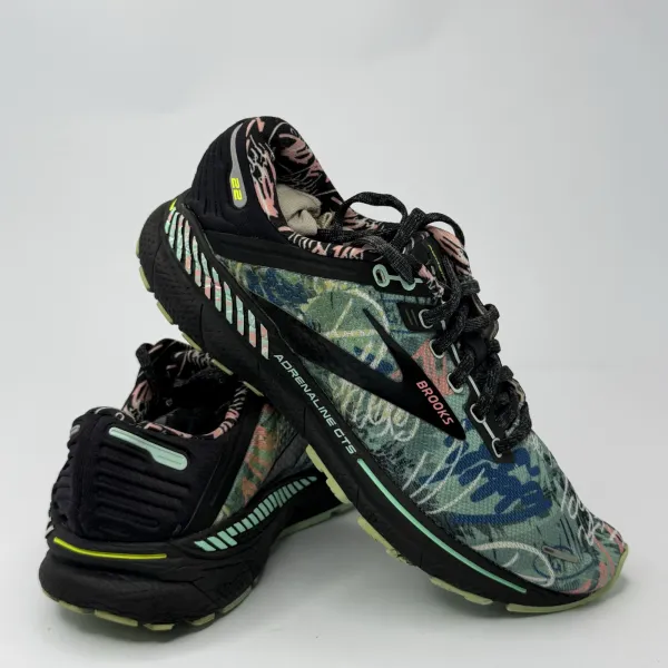 Brooks Adrenaline GTS 22 Black/Yucca/Flamingo Pink – used, Premium+ condition – size EU 38 – photo 3