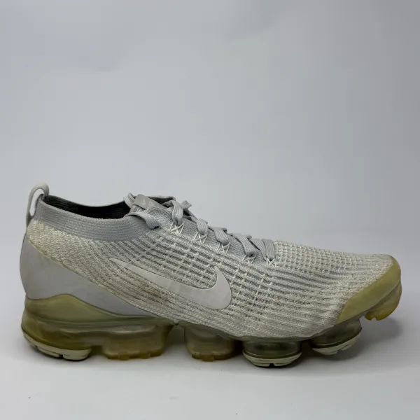 Nike VaporMax Flyknit 3 Pure Platinum/White – used, Premium condition – size EU 44