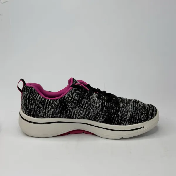 Skechers GoWalk Arch Fit-Glee Black/Hot Pink – used, Premium+ condition – size EU 38