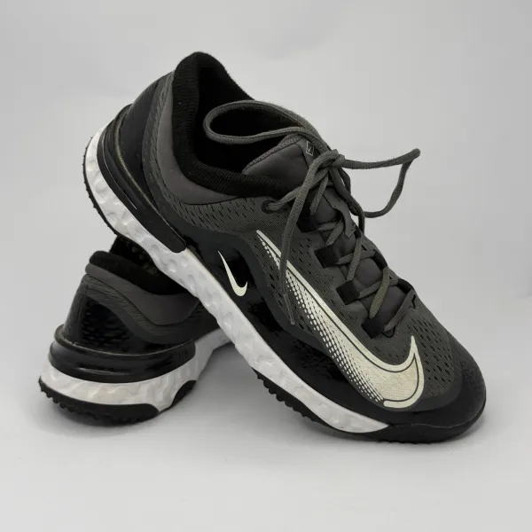 Nike Alpha Huarache Elite 4 Grey/Black/White – used, Excellent condition – size EU 45 – photo 3