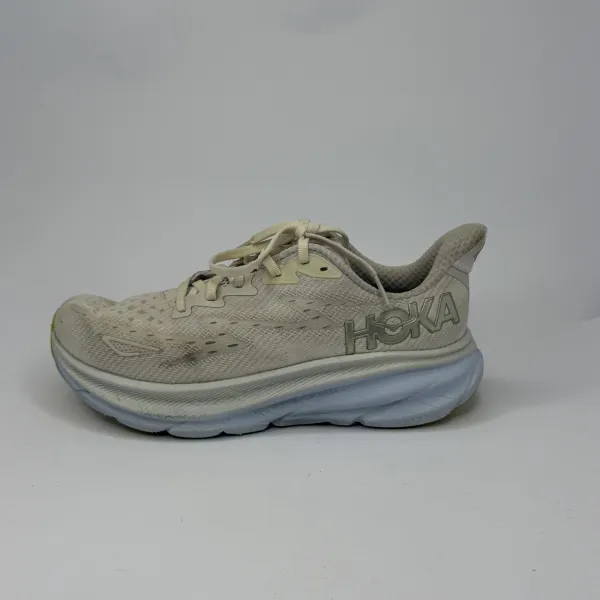 Hoka Clifton 9 Beige/Oyster Mushroom – used, Excellent condition – size EU 41