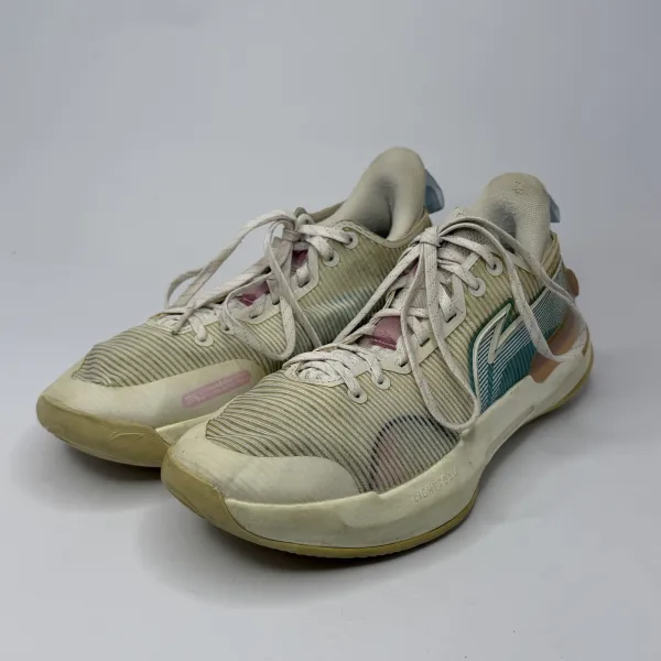 Li-Ning Gamma 2 White/Green – used, Excellent condition – size EU 41.5 – photo 4